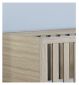 Babymore Veni Cot Bed with Under Drawer Warm Oak Wood Finish - British product