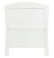 Babymore Aston Dropside Cot Bed White - British product