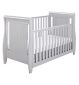Babymore Stella Sleigh Cot Bed with Drawer Grey - British product