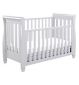 Babymore Eva Sleigh Cot Bed Dropside Grey - British product