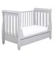 Babymore Eva Sleigh Cot Bed Dropside Grey - British product