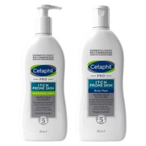 Cetaphil Itch Control Bundle Body Wash and Lotion - British product