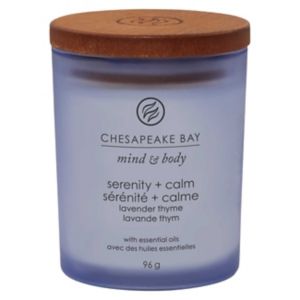 Chesapeake Bay Candle Serenity & Calm Jar Candle 96g - British product