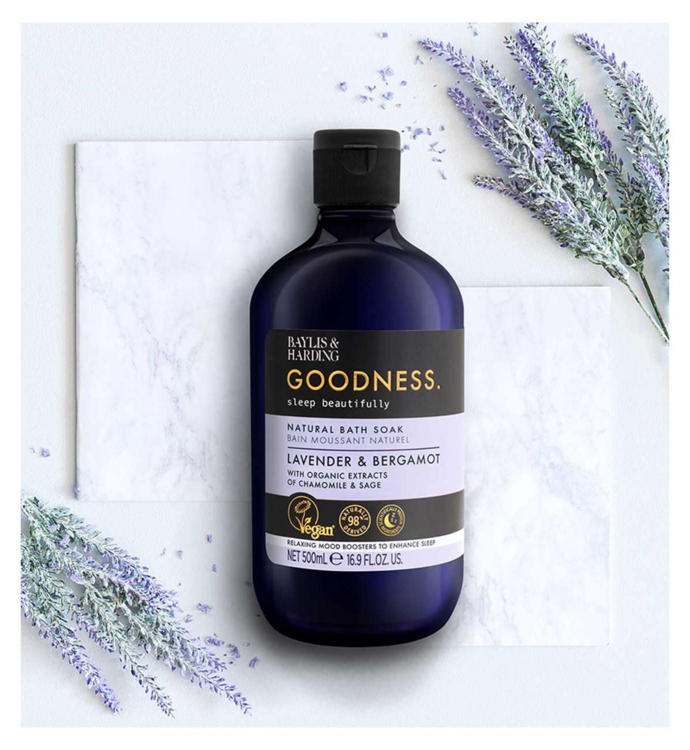Baylis & Harding bath soak Lavender Bergamot 500ml - British product