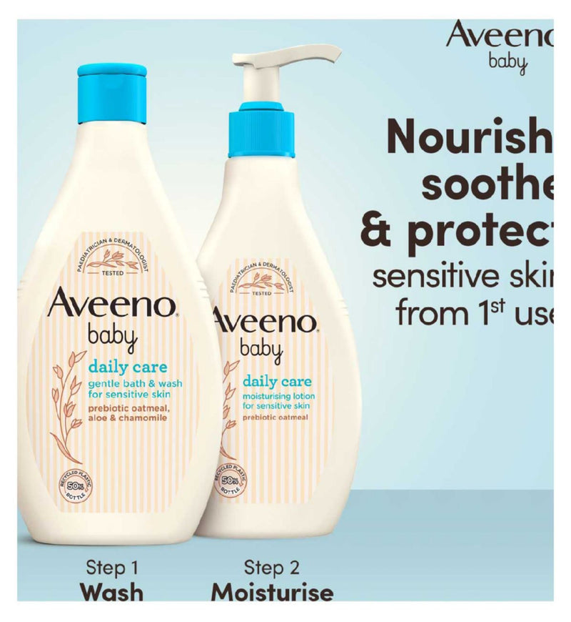Aveeno Baby Bath and Wash Daily Care Gentle 400ml - British product