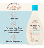Aveeno Baby Shampoo 2-in-1 250ml - British product