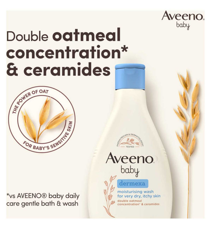 AVEENO Baby Dermexa Moisturising Wash 250ml - British product