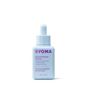 Byoma Brightening Serum 30ml liquid skincare product with hyaluronic acid - British product