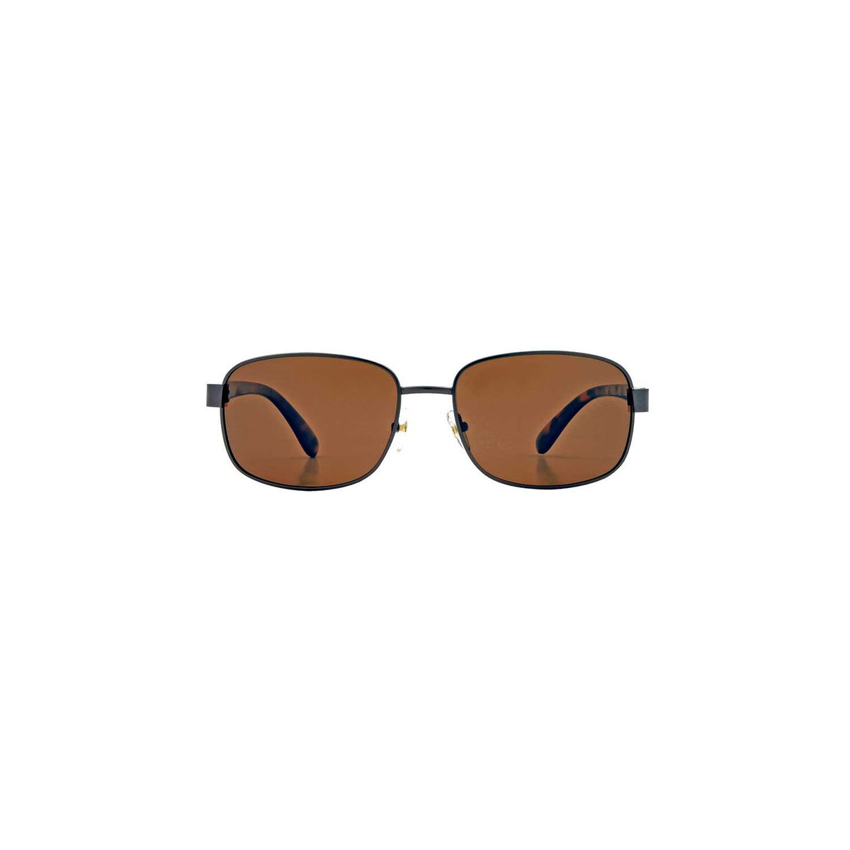 Boots Mens polarised sunglasses brown metal frame - British product