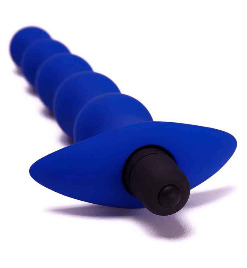 Ann Summers Vibrating Silicone Anal Beads Blue - British product