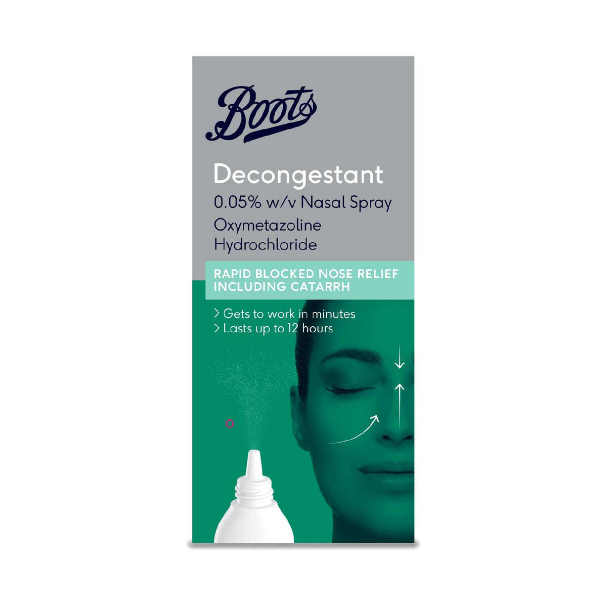Boots Decongestant Nasal Spray 15ml - British product