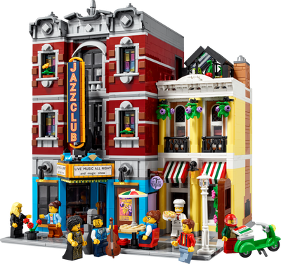 LEGO Icons Jazz Club Modular Building Set 2899 Pieces