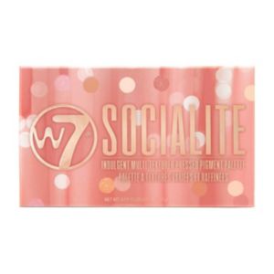 W7 Socialite Pressed Pigment Palette Blushing Nudes (British brand)