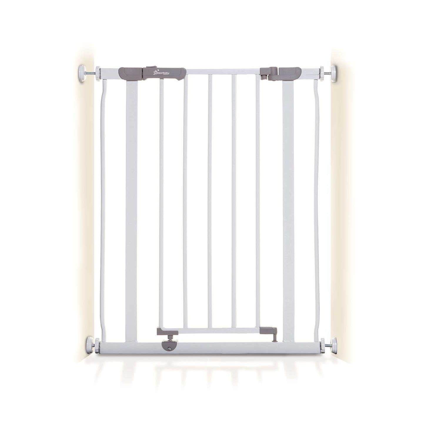DreamBaby Ava Slimline Gate White 61-68cm - British product