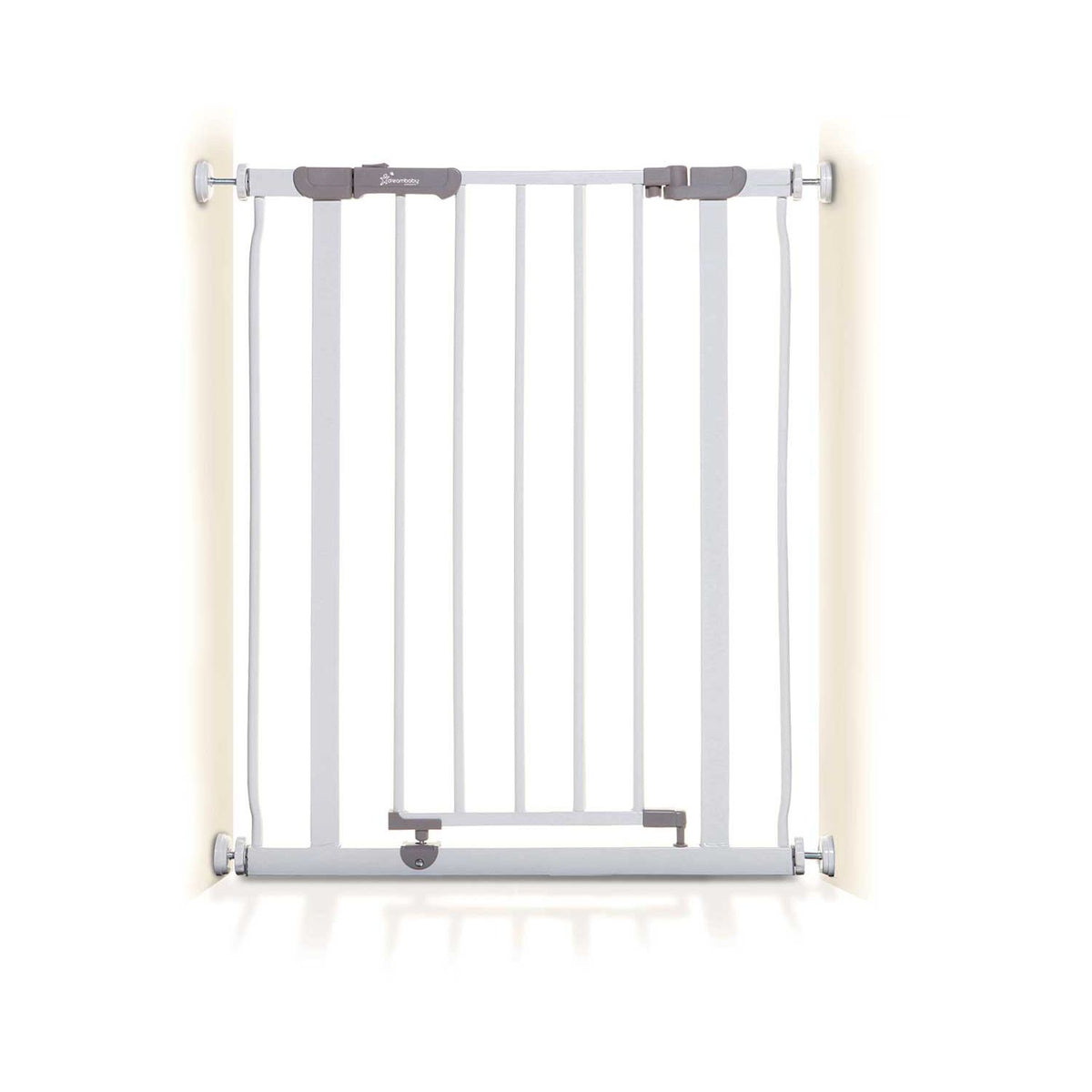 DreamBaby Ava Slimline Gate White 61-68cm - British product