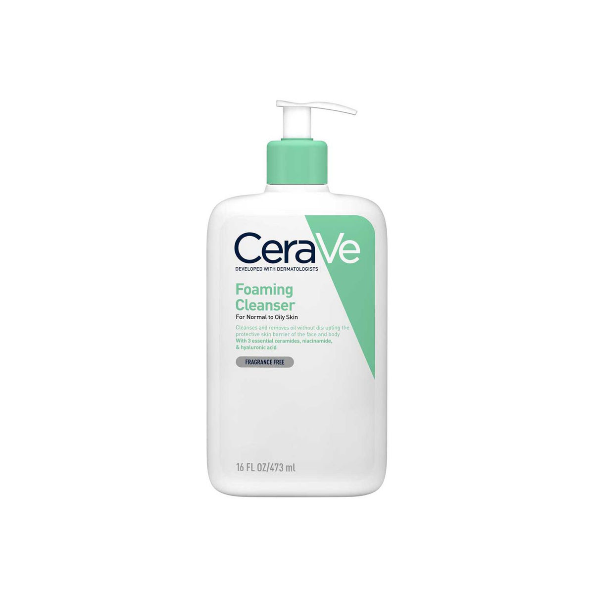 CeraVe foaming cleanser with Niacinamide 473ml, imported from the UK