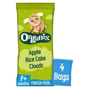 Organix Apple Rice Cake Clouds 72g (British brand)
