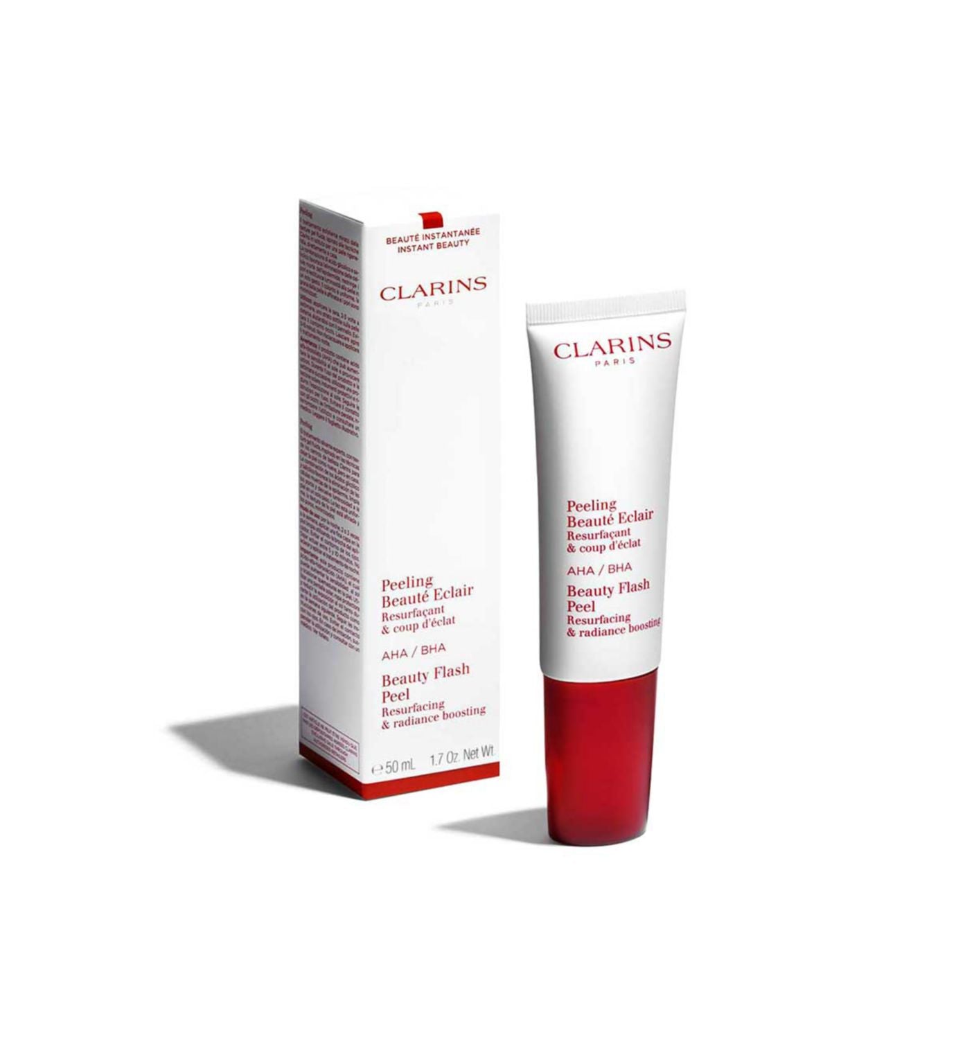 Clarins Beauty Flash Peel 50ml Facial Exfoliator - British product