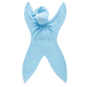 Cuskiboo blue baby comforter, UK version