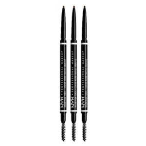 NYX Brow Pencil Brunette Pack of 3, imported from the UK