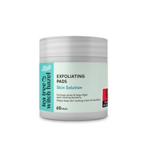 Boots Tea Tree & Witch Hazel Exfoliating Facial Pads 60s