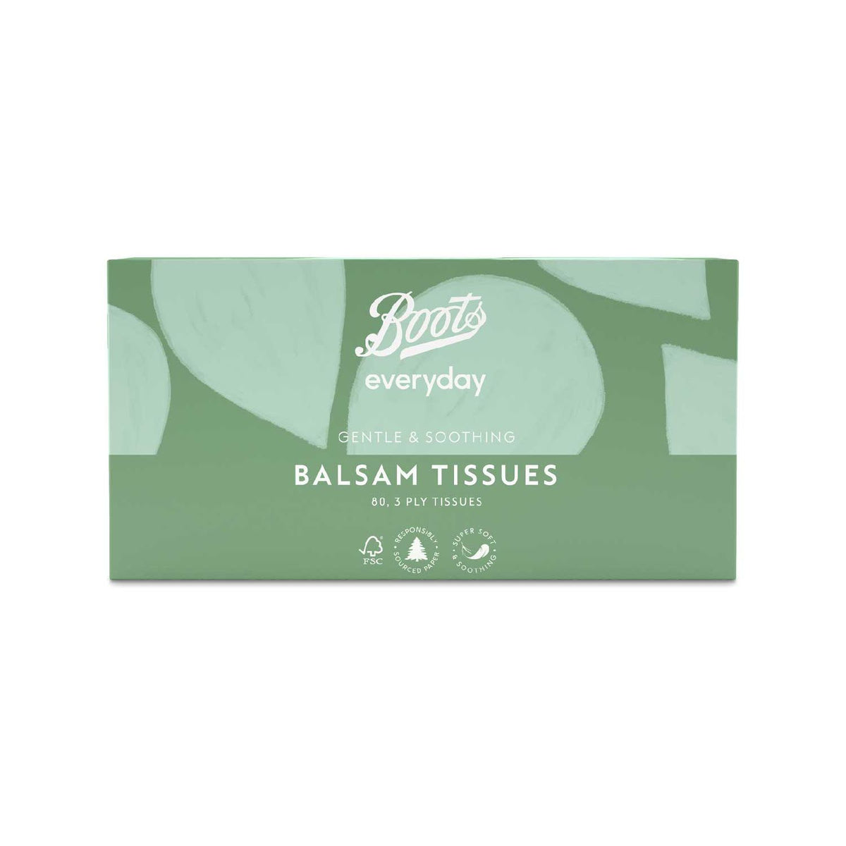 Boots Everyday Balsam Tissues 3ply 80ct - British product