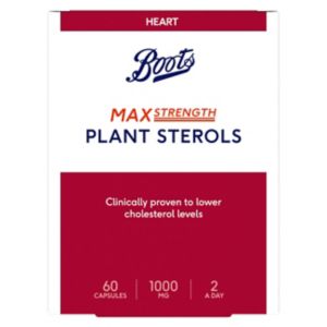Boots plant sterols capsules 1000mg 60s - British product