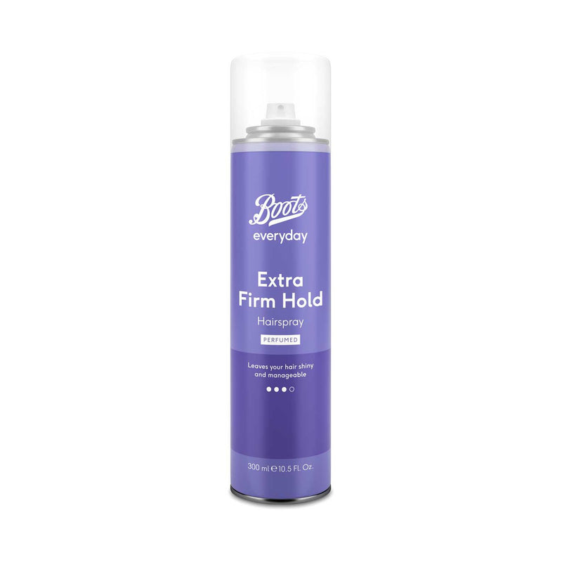 Boots Everyday Extra Firm Hold Hairspray 300ml, UK version