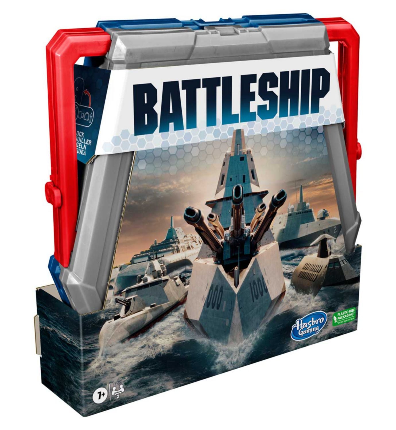 Battleship classic strategy board game box - British product