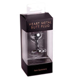 Ann Summers small heart metal butt plug silver (British brand)