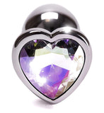 Ann Summers small heart metal butt plug silver (British brand)