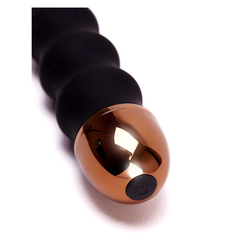 Ann Summers Ripple Silicone Vibrator Black 4.5 Inch - British product