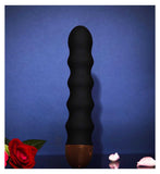 Ann Summers Ripple Silicone Vibrator Black 4.5 Inch - British product