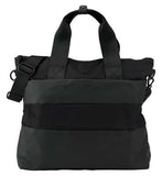 Bababing 100 Sustainable Recycled Backpack Tote and Shoulder Changing Bag Black
