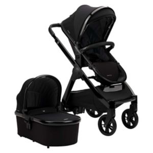 Bababing Raffi Pushchair Travel System Glass Black - British product