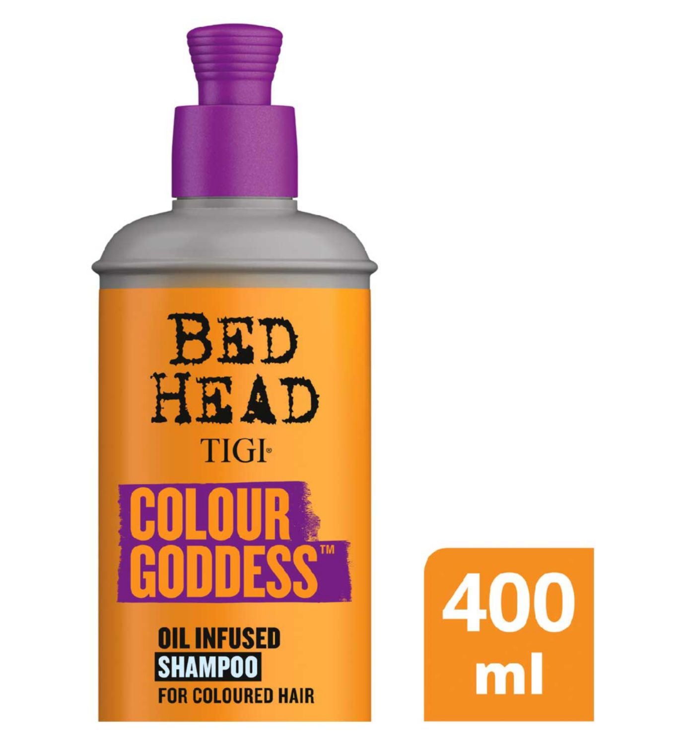 Bed Head by TIGI Colour Goddess Shampoo 400ml - British product