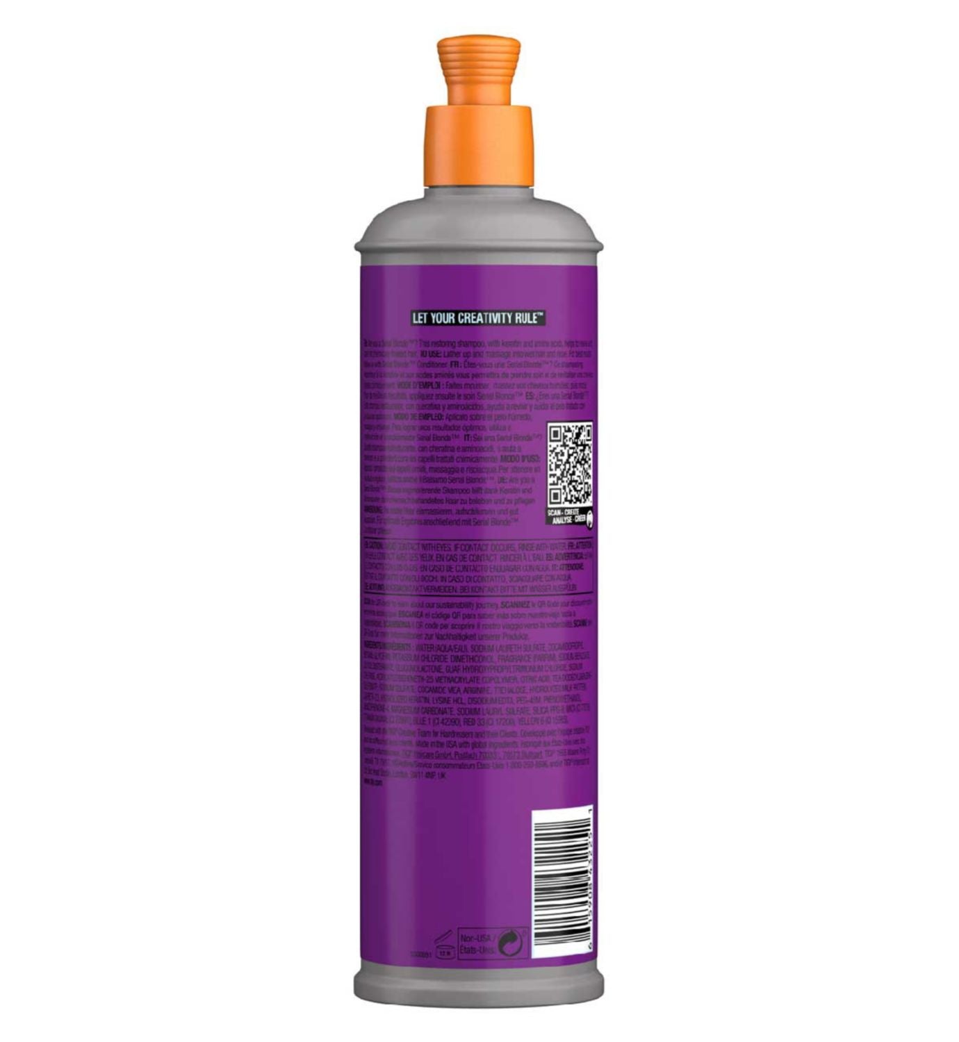 Bed Head Serial Blonde Shampoo 400ml - British product
