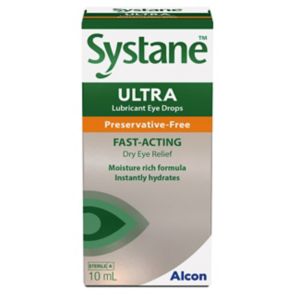 Systane Preservative Free Eye Drops Ultra 10ml