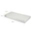 CuddleCo Harmony hypoallergenic bamboo cot bed mattress - British product