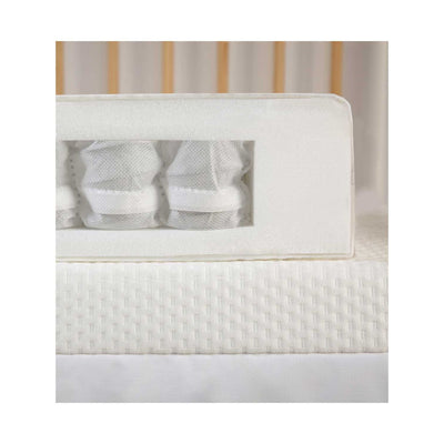 Matelas de lit bébé CuddleCo Signature Hypoallergénique Bambou à Ressorts Ensachés