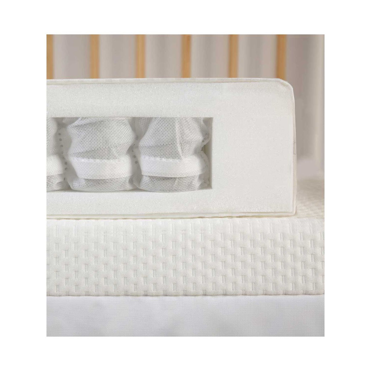 CuddleCo cot mattress bamboo pocket sprung - British product