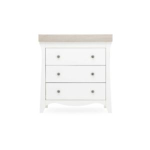 CuddleCo Clara Dresser Changer Driftwood Ash 3 Drawer