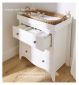 CuddleCo Clara Dresser Changer White - British product