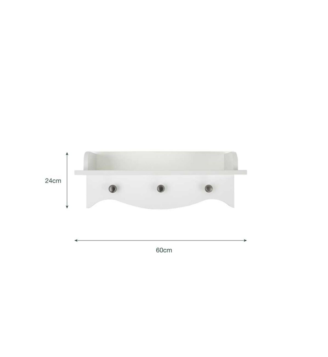 CuddleCo Clara Shelf White - British product