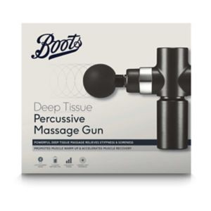 Boots Deep Tissue Percussive Massage Gun Electric Muscle Recovery Tool