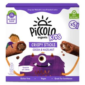 Piccolo Kids Snack Sticks 125g, imported from the UK