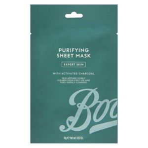 Boots Men Expert charcoal sheet mask - British product