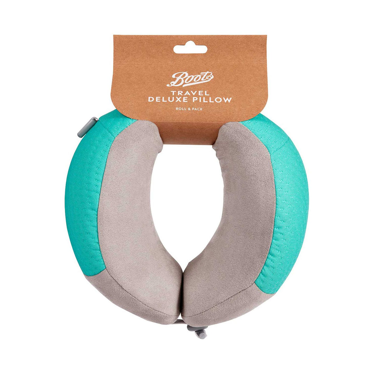 Boots deluxe travel pillow for long journeys - British product