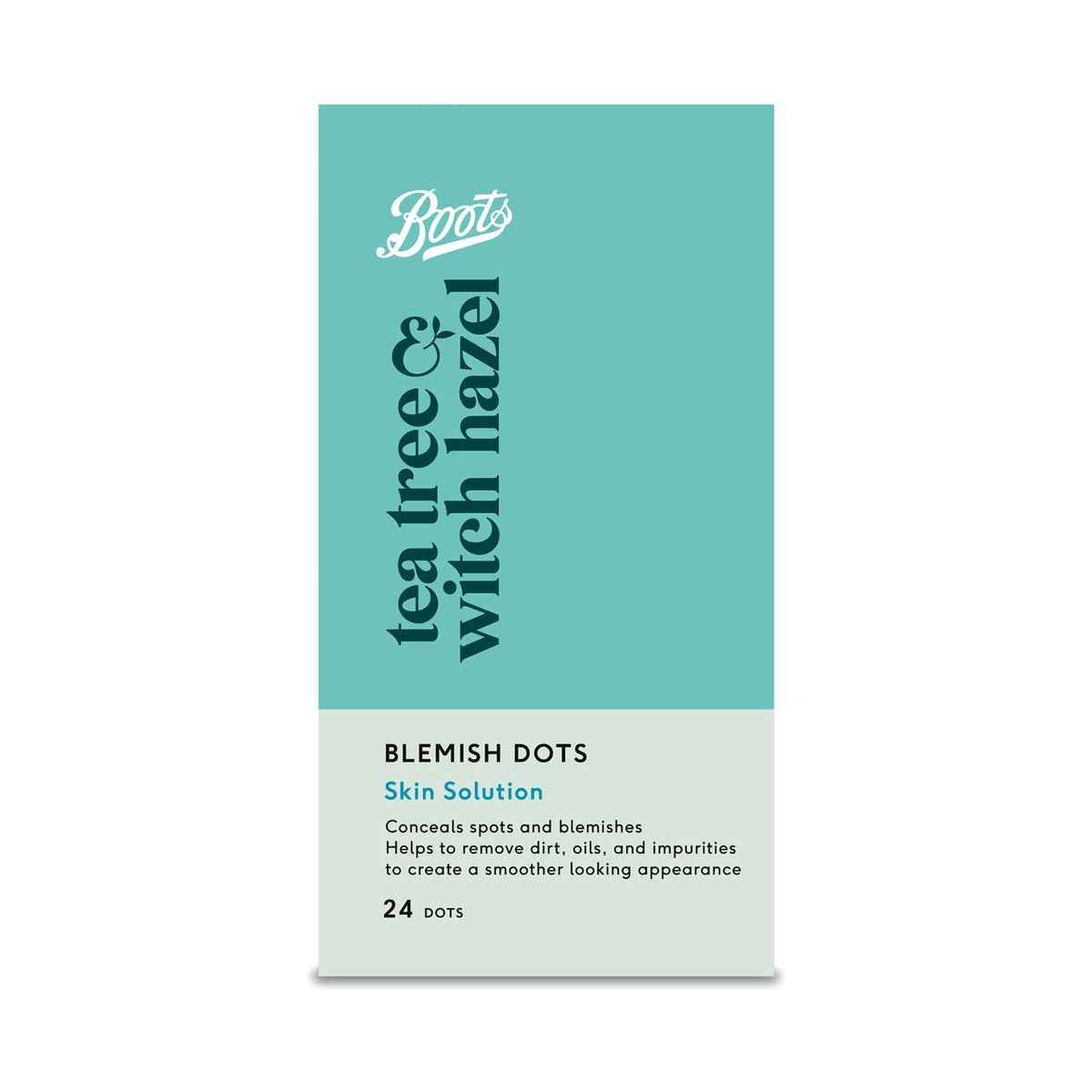 Boots Tea Tree Witch Hazel Blemish Dots 24 patches - British product
