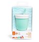 Munchkin silicone straw training cup with lid 4oz, imported from the UK